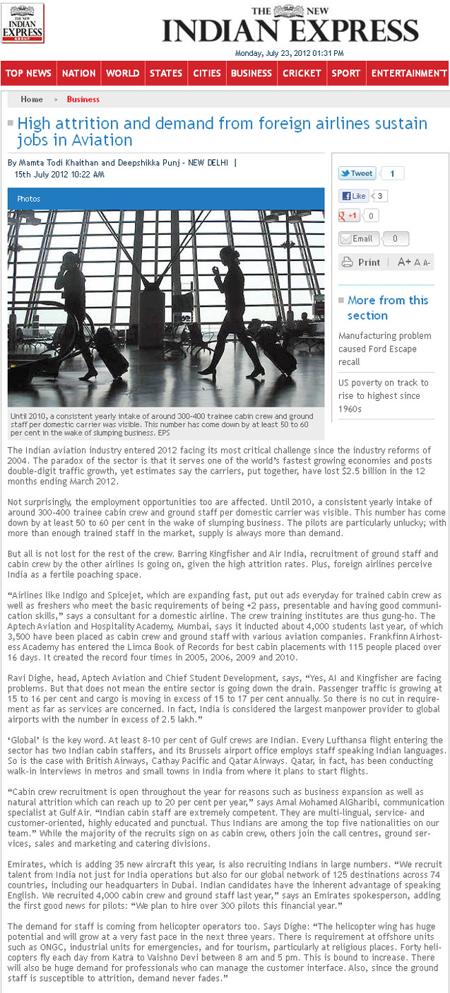 India, the largest manpower provider to global airports